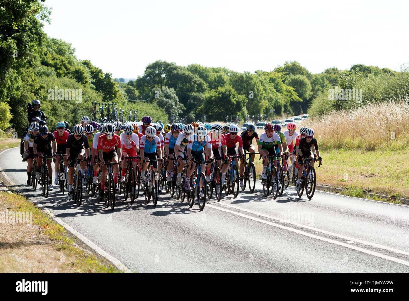 The 2022 Commonwealth Games women`s cycling road race, Warwick, UK